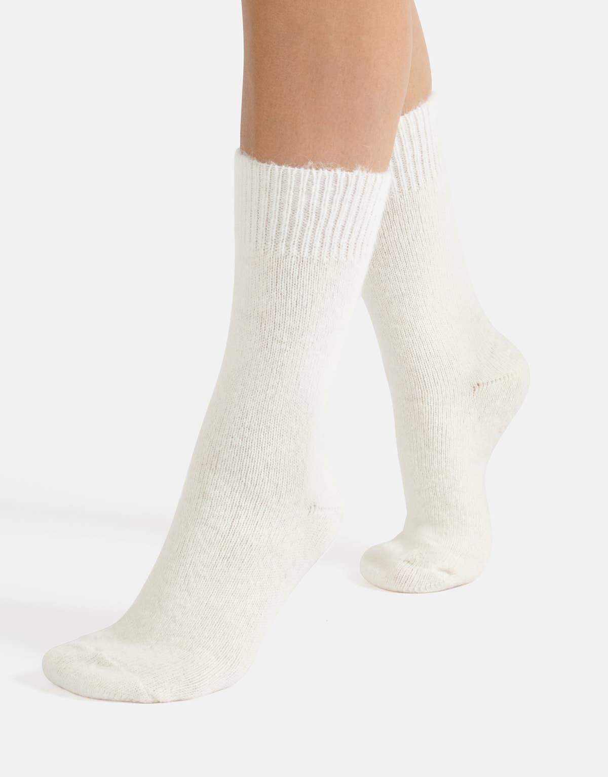 Alpakawollsocken Off-White Einheitsgröße 36-40