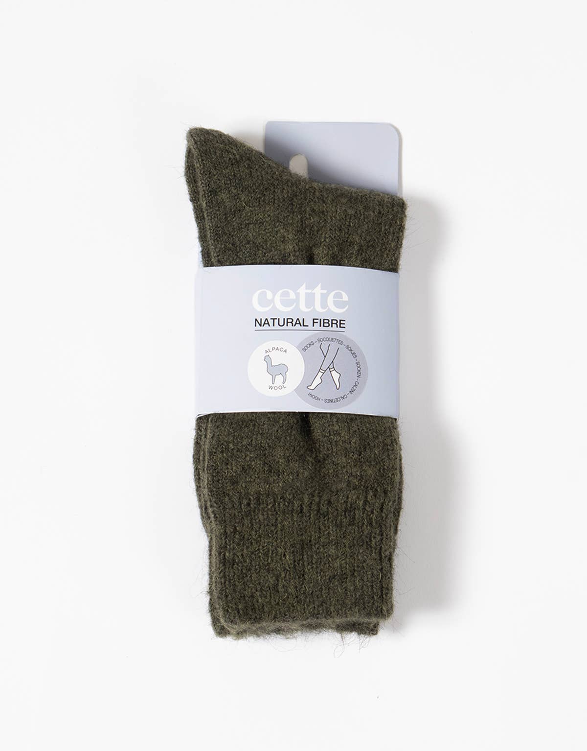 Alpakawollsocken Green Einheitsgröße 36-40