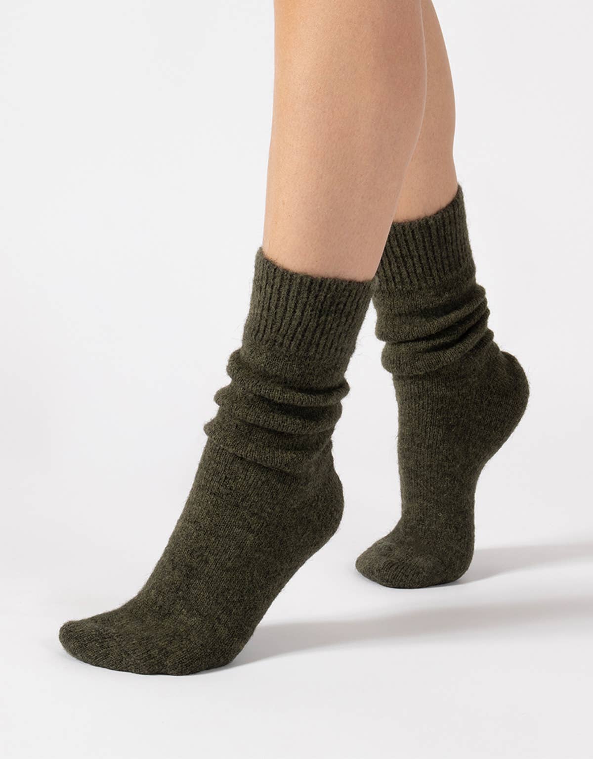 Alpakawollsocken Green Einheitsgröße 36-40